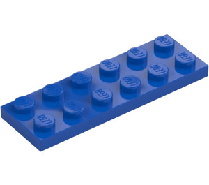 LEGO Modrá Deska 2 x 6 (3795)