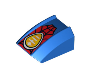 LEGO Sklon 1 x 2 x 2 Zakřivený s Webbing a Světlomet (16621 / 30602)