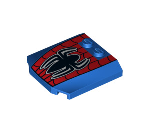 LEGO Klín 4 x 4 Zakřivený s Spiderman logo (16620 / 45677)