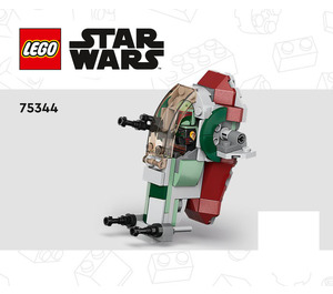 LEGO Boba Fett's Starship Microfighter 75344 Instrukce