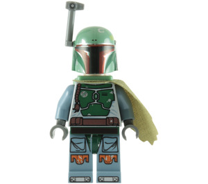 LEGO Boba Fett s Olive Zelená Pauldron a Šedá Ruce Minifigurka