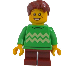 LEGO Boy - Světle zelená Skokan Minifigurka