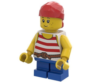 LEGO Boy Pirát s Šátek Minifigurka