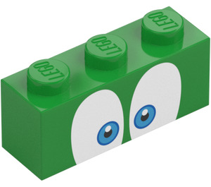 LEGO Kostka 1 x 3 s Modrá Oči 'Larry' (76885 / 103801)