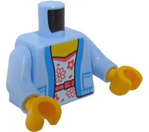 LEGO Woman s Modrá Jacket Minifig Trup (973 / 76382)