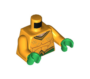 LEGO Bright Light Orange Aquaman Minifig Trup (973 / 76382)