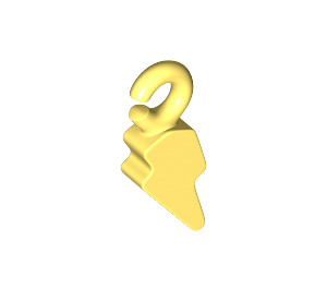 LEGO Bright Light Yellow Charm, Lightning Bolt (77817)