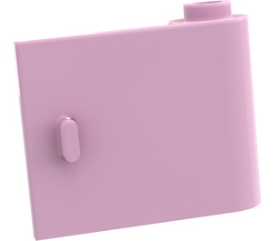 LEGO Bright Pink Dveře 1 x 3 x 2 Pravá s dutým závěsem (92263)