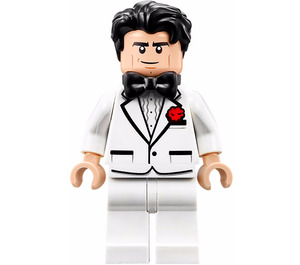 LEGO Bruce Wayne s Bílá Tuxedo Minifigurka