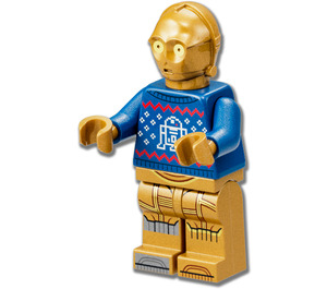 LEGO C-3PO s Vánoce Skokan Minifigurka