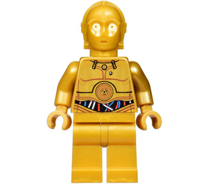 LEGO C-3PO s Prostý Nohy Minifigurka