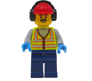 LEGO Cameraman s Konstrukce Helma a Earmuffs Minifigurka