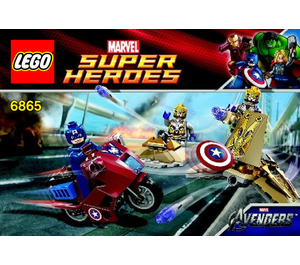 LEGO Captain America's Avenging Cycle 6865 Instrukce