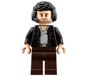 LEGO Kapitán Poe Dameron s Sluchátka Minifigurka