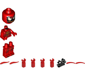 LEGO Carnage s Dlouhé a Krátký Appendages Minifigurka