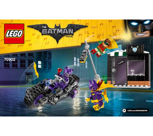 LEGO Catwoman Catcycle Chase 70902 Instrukce