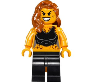 LEGO Cheetah s Tmavě oranžová Vlasy  Minifigurka