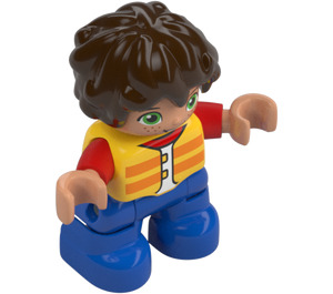 LEGO Dítě s Bezpečnostní vesta Figurka Duplo