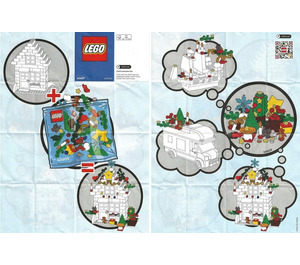 LEGO Christmas Fun VIP Add-On Pack 40609 Instrukce