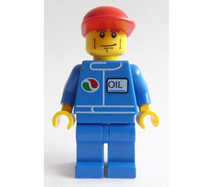 LEGO City s Octan logo a 'OIL' Dekorace Minifigurka