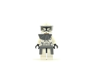 LEGO Clone Trooper Phase 1 s Šedá Hledí, Pauldron a Kama Minifigurka