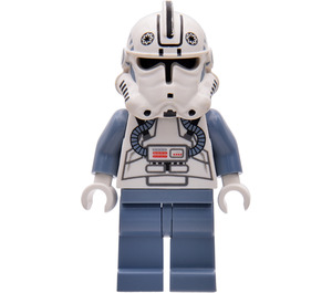 LEGO Clone V-Křídlo Pilot s Sand Modrá Paže a Nohy s Černá Hlava Minifigurka