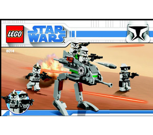 LEGO Clone Walker Battle Pack 8014 Instrukce