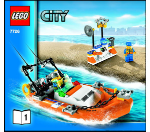 LEGO Coast Guard Truck with Speed Boat 7726 Instrukce