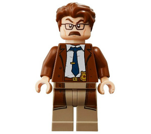 LEGO Commissioner Gordon s Hnědá Coat Minifigurka