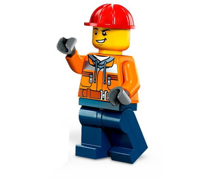 LEGO Stavební dělník, Muž (60385) Minifigurka