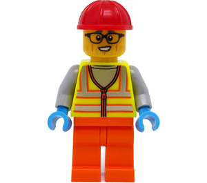 LEGO Stavební dělník Minifigurka