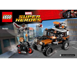 LEGO Crossbones' Hazard Heist 76050 Instrukce