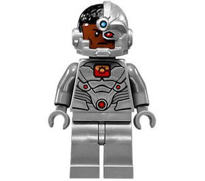 LEGO Cyborg s stříbrný Ruce Minifigurka