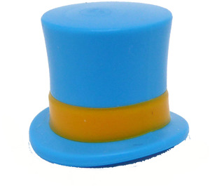 LEGO Horní Čepice s Upturned Brim s Bright Světlo oranžová Ribbon (27149 / 101777)