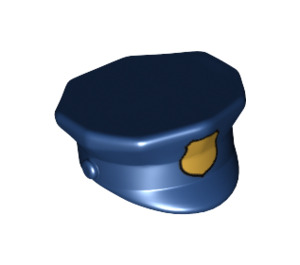 LEGO Dark Blue Policie Čepice s okrajem s Policie Badge (15924 / 18347)