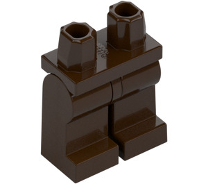 LEGO Tmavě hnědá Minifigurka Boky a nohy (73200 / 88584)