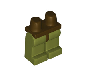 LEGO Minifigure Boky s Olive Green Nohy (3815 / 73200)