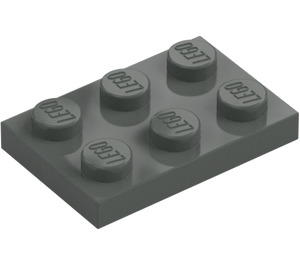 LEGO Tmavě šedá Deska 2 x 3 (3021)