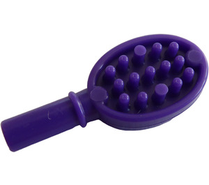 LEGO Tmavě fialová Hairbrush s Srdce (93080)