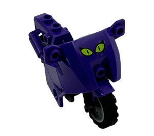 LEGO Motocykl s Black Podvozek s Kočka Oči Samolepka (52035)