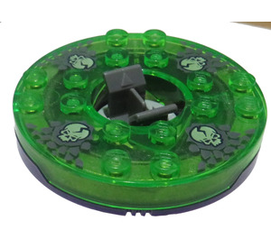 LEGO Ninjago Spinner s Glow v the Dark Skulls a Dark Šedá Backgrounds (92547)