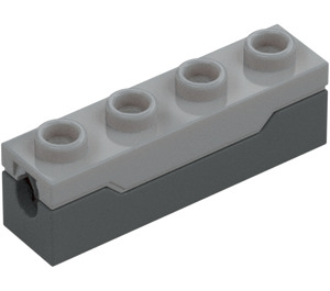 LEGO Kostka 1 x 4 s Pružina Shooting Mechanism (15400 / 72387)