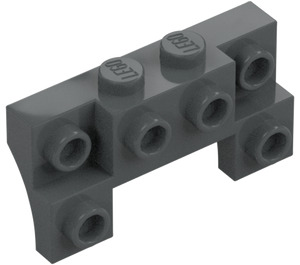 LEGO Kostka 2 x 4 x 0.7 s Přední Cvočky a tenké boční klenby (14520)