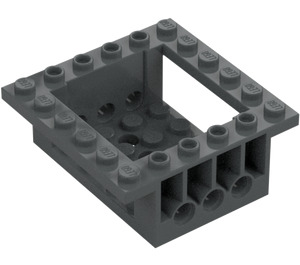 LEGO Kostka 6 x 6 x 2 s 4 x 4 Výřez a 3 Kolík otvory each Koncovka (47507)