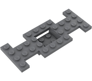 LEGO Auto Základna 4 x 10 x 0.67 s 2 x 2 Open Centrum (4212)