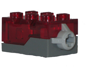LEGO Electric Light Kostka 2 x 3 x 1.3 Red (38564 / 54869)