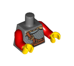 LEGO Minifig Trup Assembly s Řetěz Armor Dekorace (76382 / 88585)