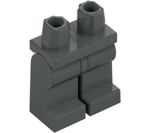 LEGO Tmavě kamenná šedá Minifigurka Boky a nohy (73200 / 88584)