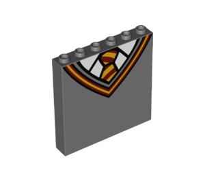 LEGO Panel 1 x 6 x 5 s Gryffindor Sweater V-Neck Collar, Tie a White Shirt (59349 / 79241)