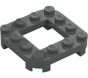 LEGO Deska 4 x 4 x 0.7 s Zaoblené rohy a 2 x 2 Open Centrum (79387)